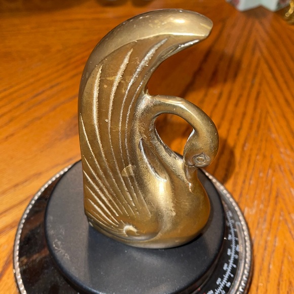 Vintage Swan brass finial - Picture 1 of 7
